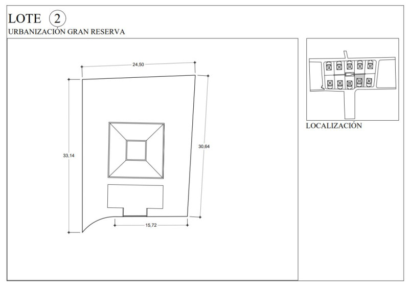 Lote 2, Area Total: Área total: 719,62 