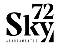 Logotipo del proyecto Sky 72 Apartamentos en tipografía negra